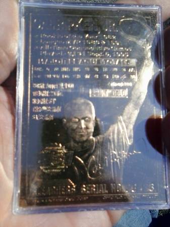 23kt Gold Foil Cal Ripken Jr card