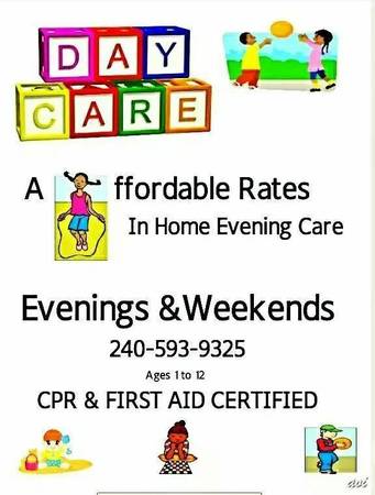 24 Hour Childcare (oxon hill, temple hills, ft. washington)