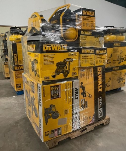 Buy Returned DeWalt Tools Pallets