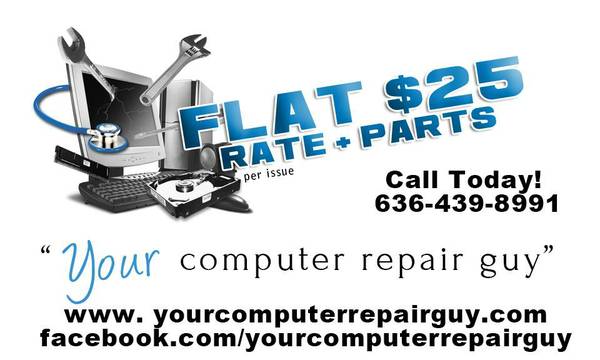 25 computer repair (St. peters)
