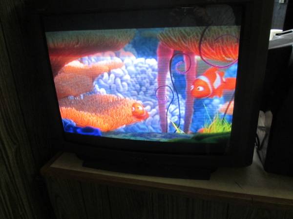 27 SONY  TV with matching stand