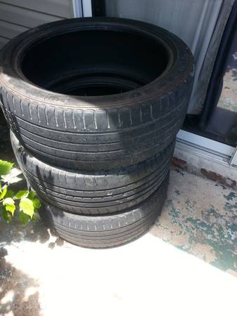 (3) 2454019 tires