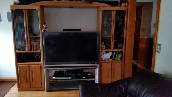 3 Piece Wood Entertainment Center