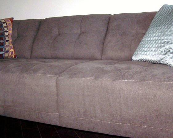 3 seat medium gray  sofa