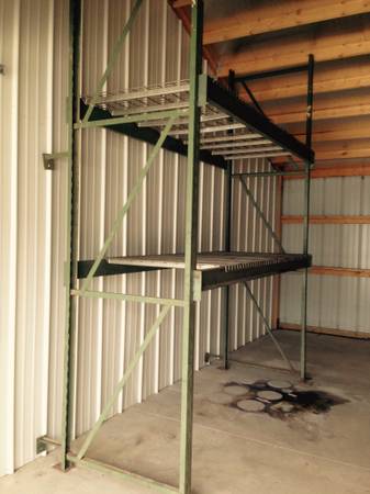 (3) Sections of 12 x 9 Heavy Duty Pallet Rack Shelving
