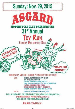 31st Annual Asgard Toy Run