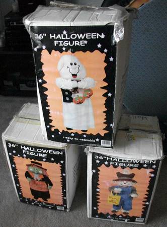 36 Tall Halloween Figures, really cool