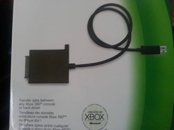 360 hard drive transfer cable