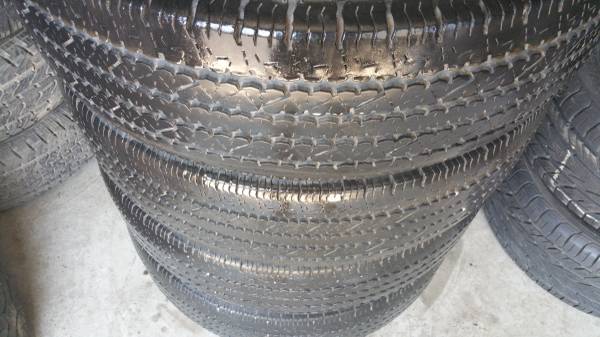 (4) 245 75 17 LT Bidgestone Tires