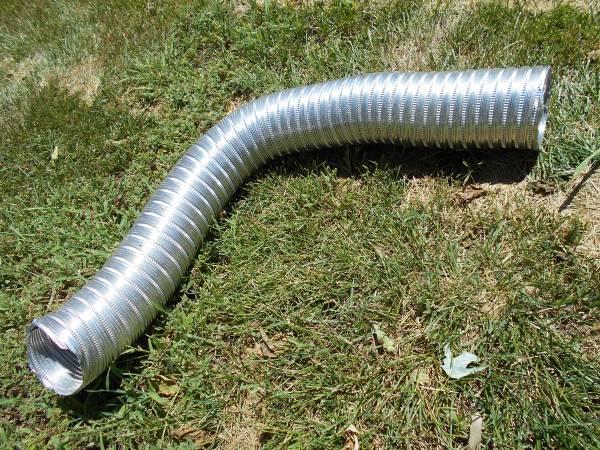 4 I.D. Aluminum flexible tubing X 36