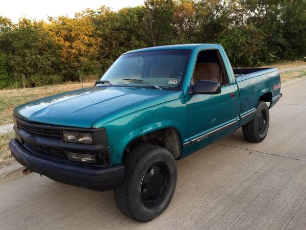 4x4 Chevy short bed Single cab  Automatic RUNNING GREAT