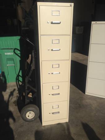 5 Drawer File Cabinet