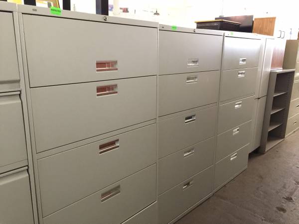 5 DRAWER LATERAL SIZE FILE CABINET by HON OFFICE FURN MODEL 685L