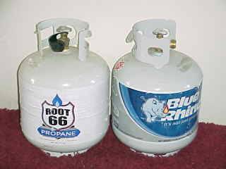 5 gal. PROPANE BOTTLES  2 empty containers  15 each (NW OKC)