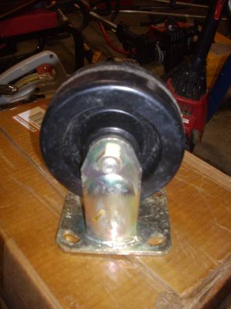 5 in. x 2 in.  rigid plate caster wheels