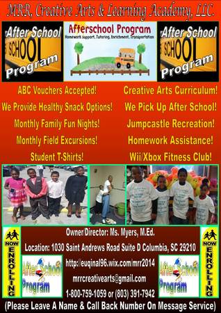 50WkABC Vouchers 2016 CREATIVE ARTS amp LEARNING AFTER SCHOOL ACADEMY (St. Andrews)