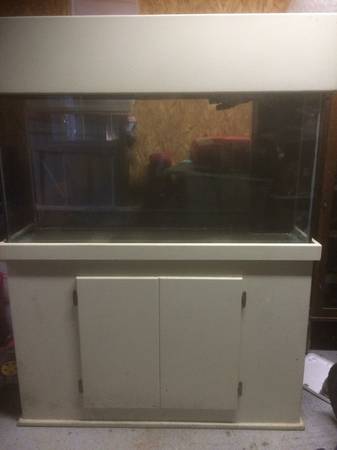 55 gallon tank with custom built stand (smyrna)