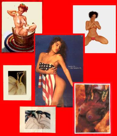 6 Tasteful Nude Pinup Pictures    20.00