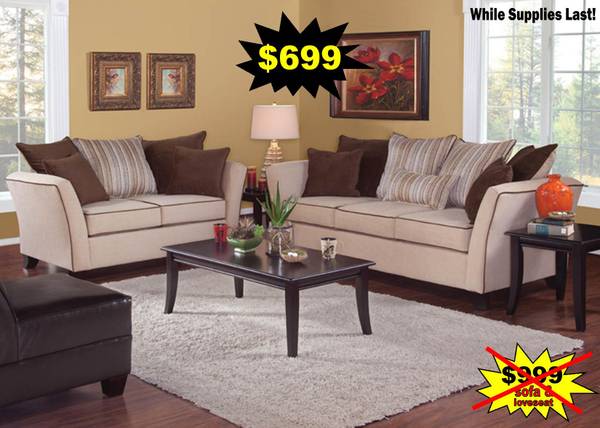699 Sofa AND Loveseat LIMITED SUPPLY