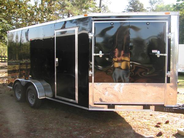 7 x 14 cargo trailer front amp rear ramp door