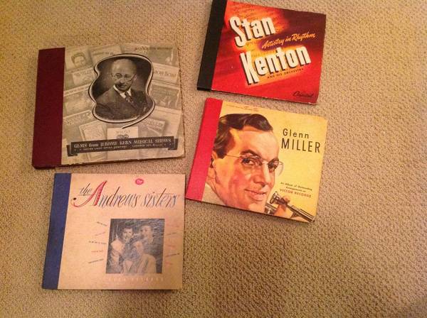 78 rpm Records Glenn Miller, Bing Crosby Decca, Victor and more