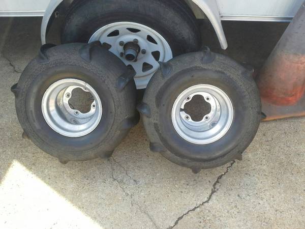 8 paddle and 10 paddle sand tires