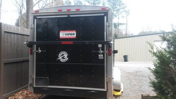8 X 16 ENCLOSED CARGO TRAILER WITH SECURITY UPGRADES