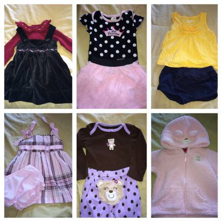 9 month Lot of Baby Girl Clothes