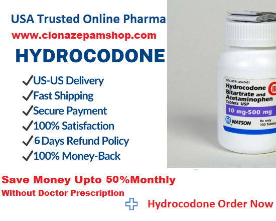 Buy Hydrocodone Online for Moderate to Severe Pain Without Prescription Get Upto 50% Discount