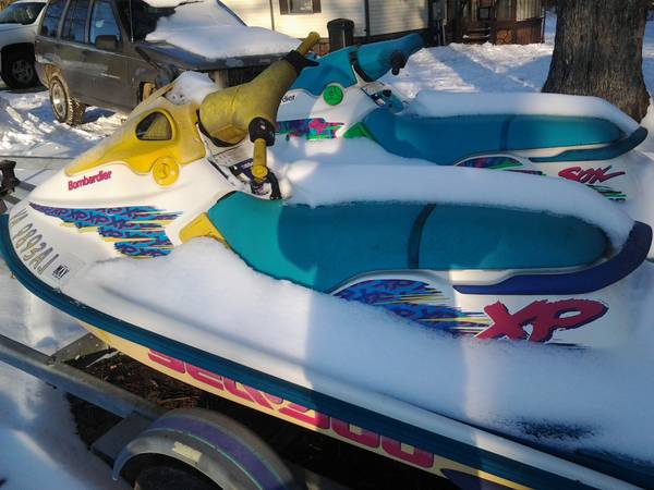 95 seadoo xp and double trailer