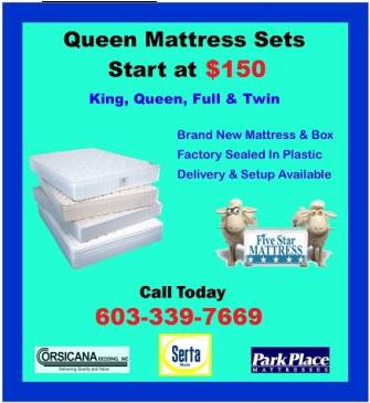 9633 New Queen Mattress amp Box 9730