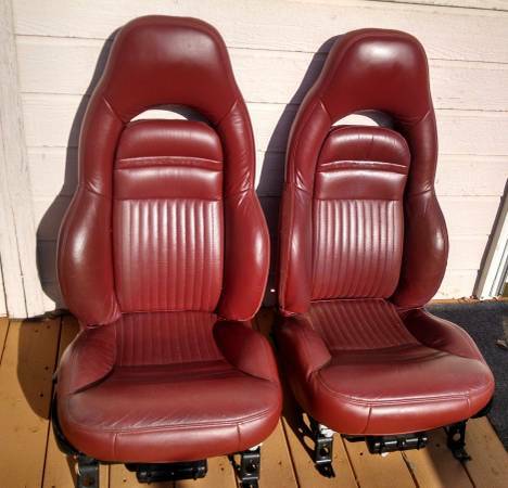 97 CORVETTE RED LEATHER POWER SEATS