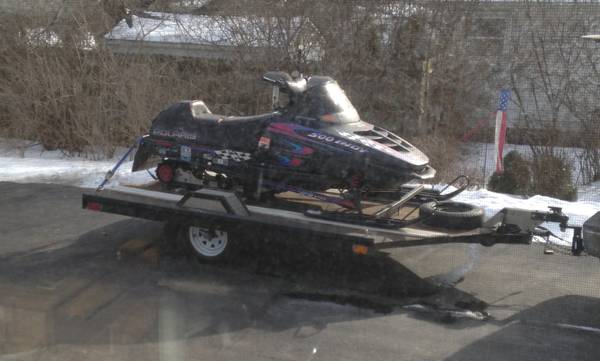 97 Polaris Indy 500 with trailer