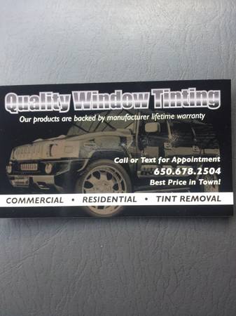 (973397339733(PROFESSIONAL WINDOW TINT amp REMOVAL 150 ANY CAR ) (redwood city)