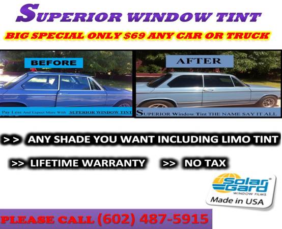 973397339733WINDOW TINTING  FREE VISOR ANY CAR or TRUCK ONLY 69 (window tint window tinting glendale tint)