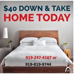 9743No Credit Check Financing Sleep better tonight9668 (raleigh wake forest cary area)