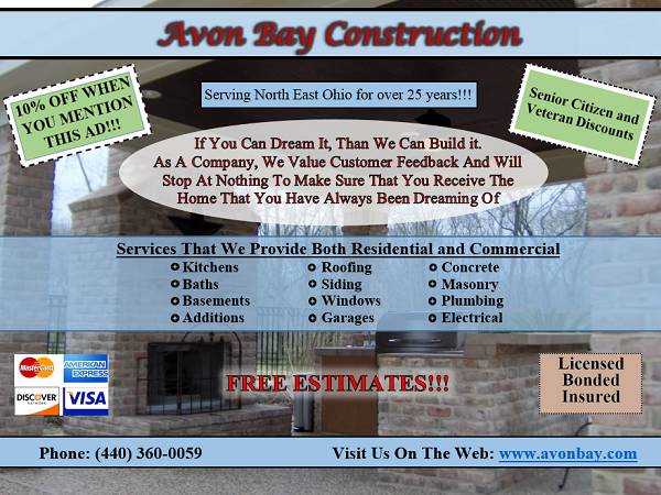 975597559755 Home Improvements amp New Construction (Ohio)