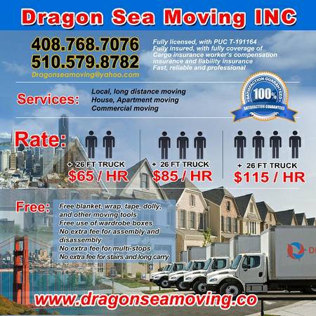 98309830Fast and Experienced Moving service, only 65 (san jose south)