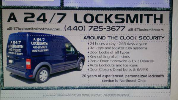A 247 LOCKSMITH GET IT DONE RIGHT (GREATER CLEVELAND)