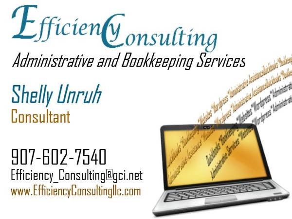 Administrative Services and Bookkeeping (Anchorage, Eagle River, and the Valley)
