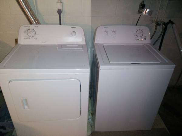 Admiral electric washer and dryer used for 1 year