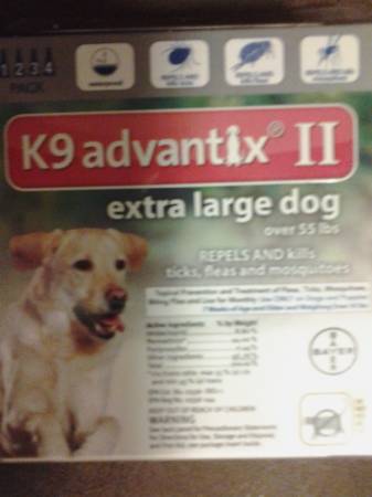 Advantix K9 extra large dog 55 (N.Raleigh)