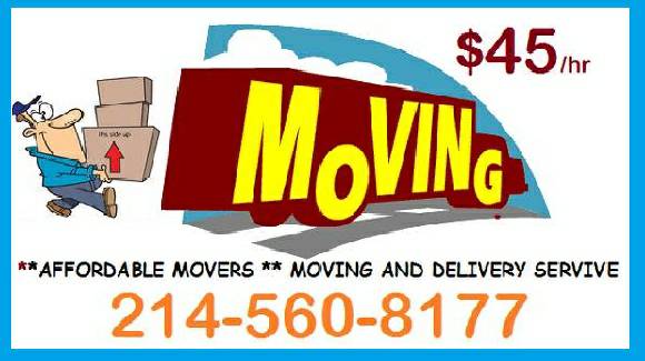 AFFORDABLE MOVING EXCELLENT SERVICE (labor amp moving)