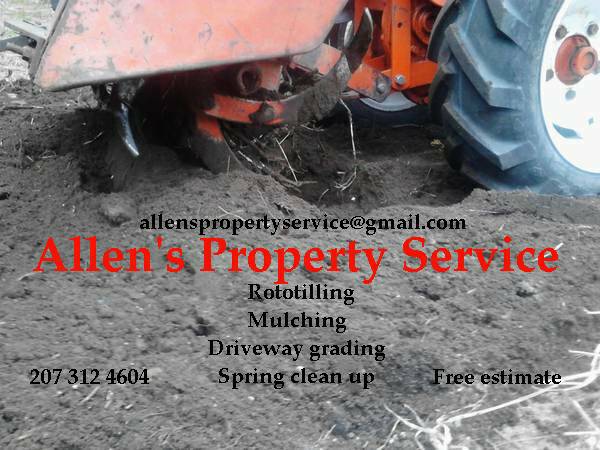 AFFORDABLE ROTOTILLING amp DRIVEWAY GRADING (S, Maine)
