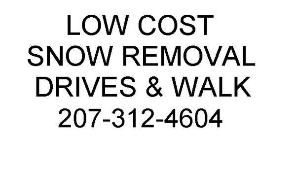 affordable snow removal (driveway snowblowing amp plowing) (PORTLAND WESTBROOK)