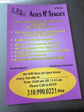 AGES N STAGES LICENSED CHILD DAYCARE