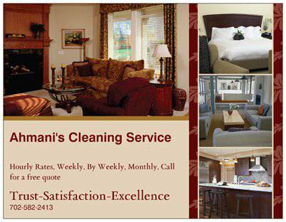 AHMANIS CLEANING SERVICE (ALL LAS VEGAS AREAS amp HENDERSON)