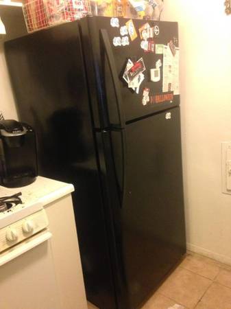 All Black Refrigerator