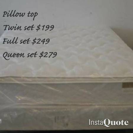 All new jumbo queen size mattress set