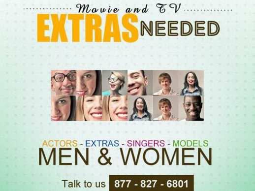 All types of Men and Women wanted on a set